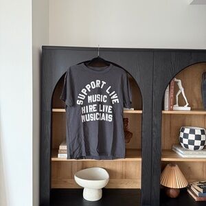 imogene + willie Gray Graphic Tee